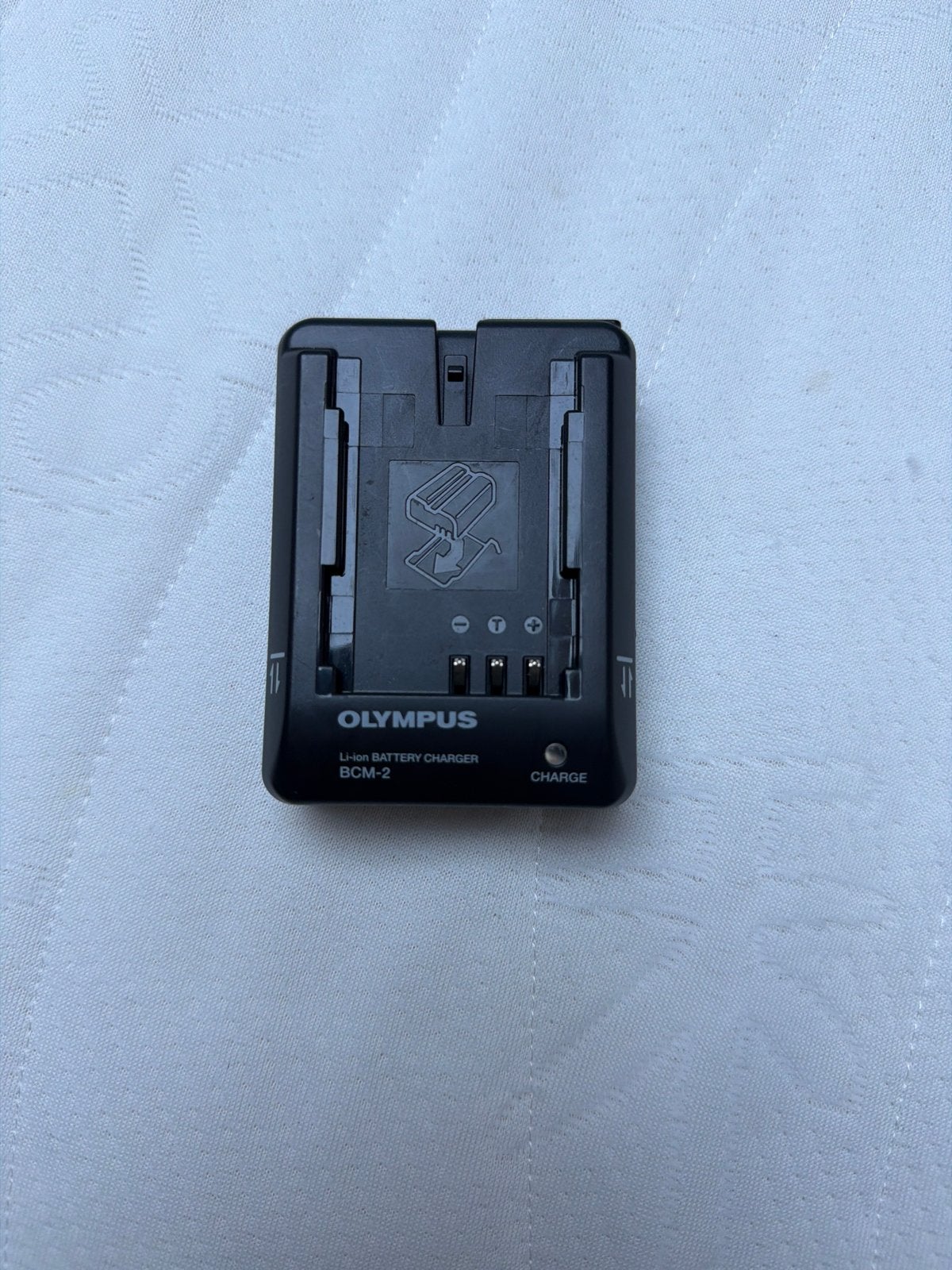 Olympus Li-ion Batterijlader BCM-2, Ophalen of Verzenden, Zo goed als nieuw