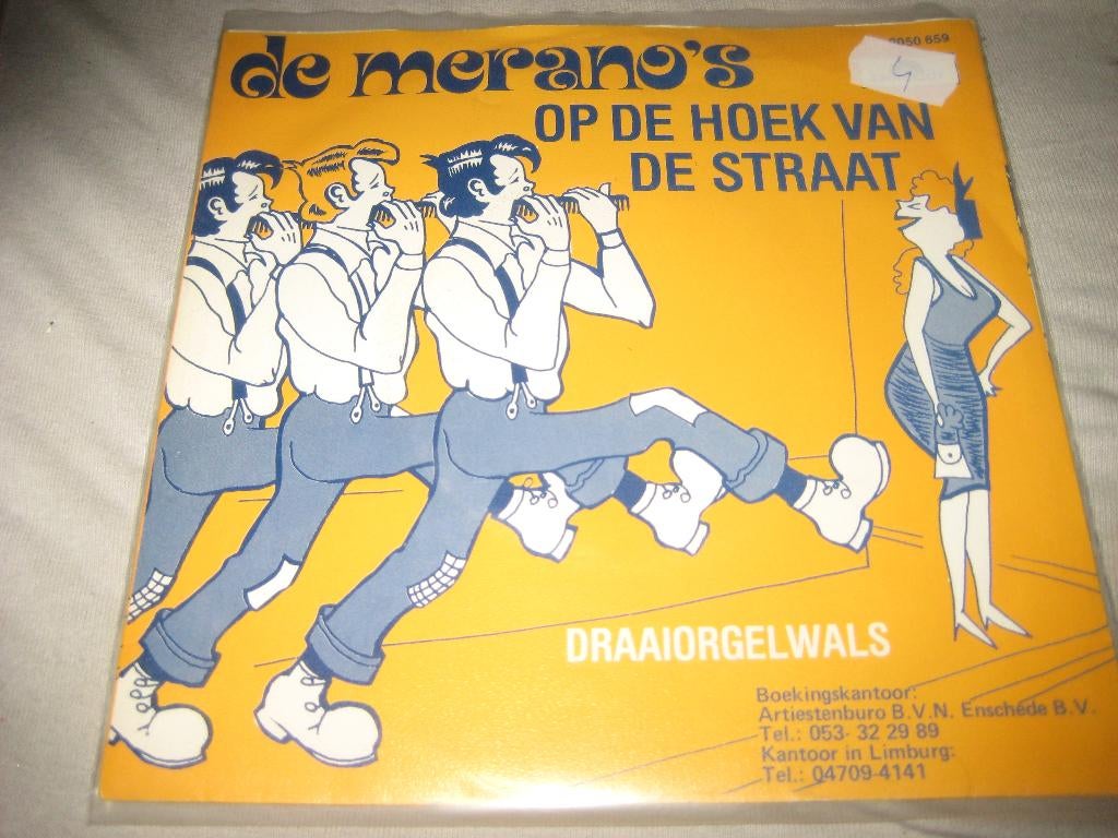 De Merano`s: Op de hoek van de straat, Ophalen of Verzenden, Zo goed als nieuw, Nederlandstalig, Single