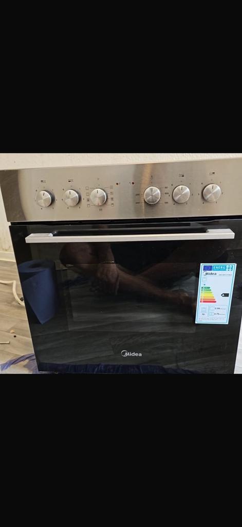 Fornuis en oven, Zo goed als nieuw, Gas, Vrijstaand, 4 kookzones