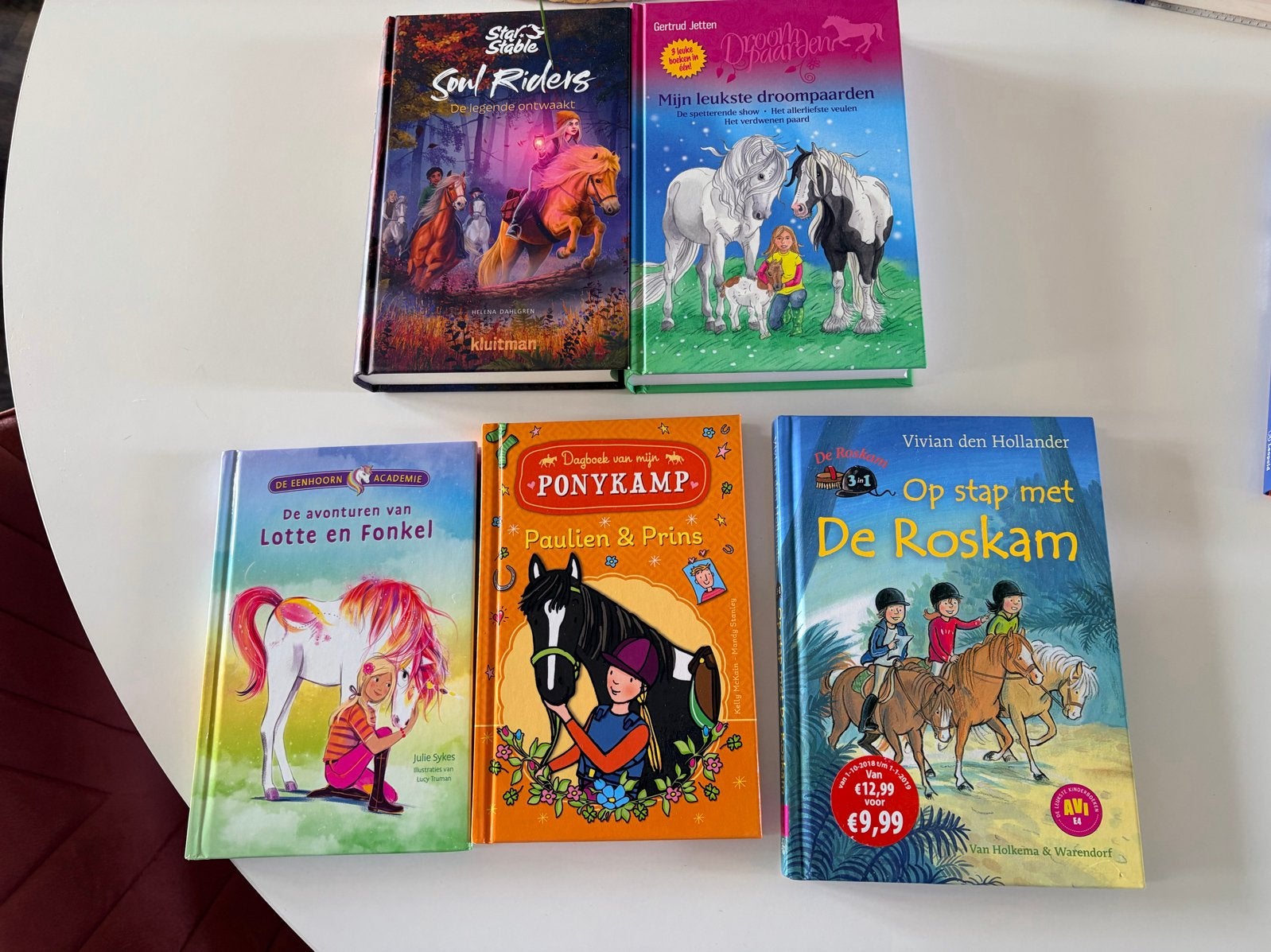 Paardenboeken collectie: 5 boeken voor jonge lezers, Ophalen of Verzenden, Gelezen, Fictie