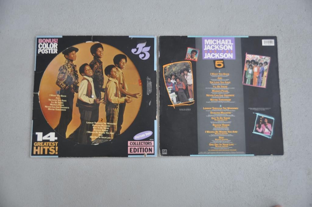 LP's Michael Jackson (Picture disc), Cd's en Dvd's, Vinyl | Pop, Gebruikt, 1980 - 1989, 12 inch, Ophalen of Verzenden