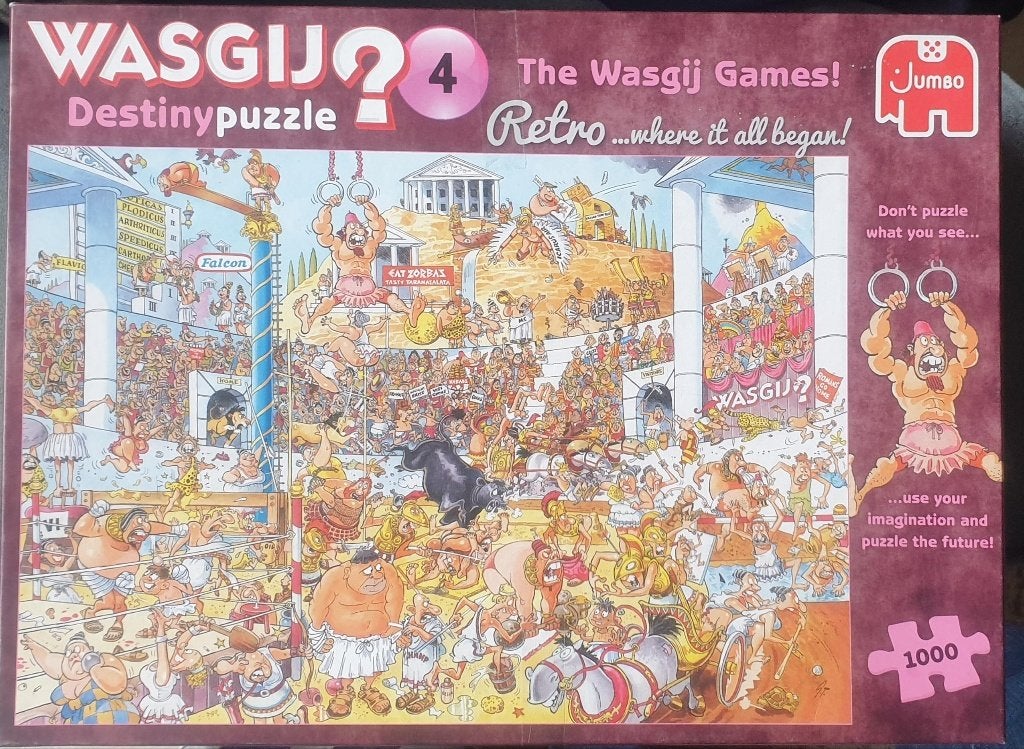 Jumbo Wasgij puzzel Destiny 4 Wasgij games 1000 pc zgan, Ophalen of Verzenden, 500 t/m 1500 stukjes, Zo goed als nieuw, Legpuzzel