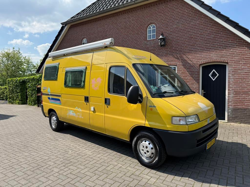 Pössl 540 Fiat Ducato CASSETTELUIFEL TREKHAAK FIETSENDRAGER, Buscamper of Camperbus, Fiat, Pössl, Tot en met 2