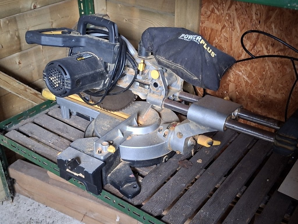 poweplus zaag machine, Gebruikt, 70 mm of meer, Overige typen, Ophalen of Verzenden