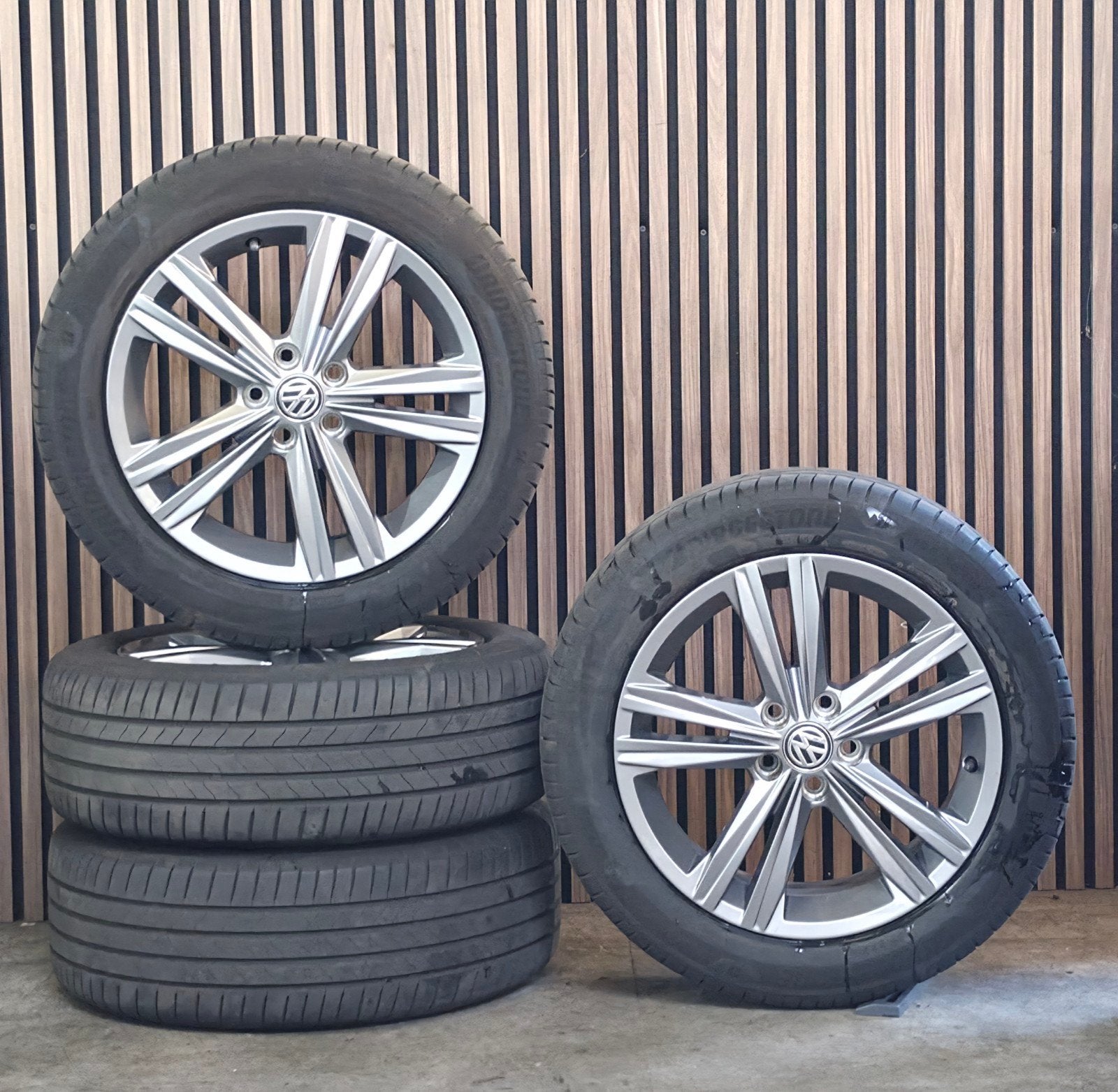Nette 16" Orig Volkswagen Polo Sebring Velgen+GOEDE Banden, Gebruikt, 16 inch, Banden en Velgen, Personenwagen