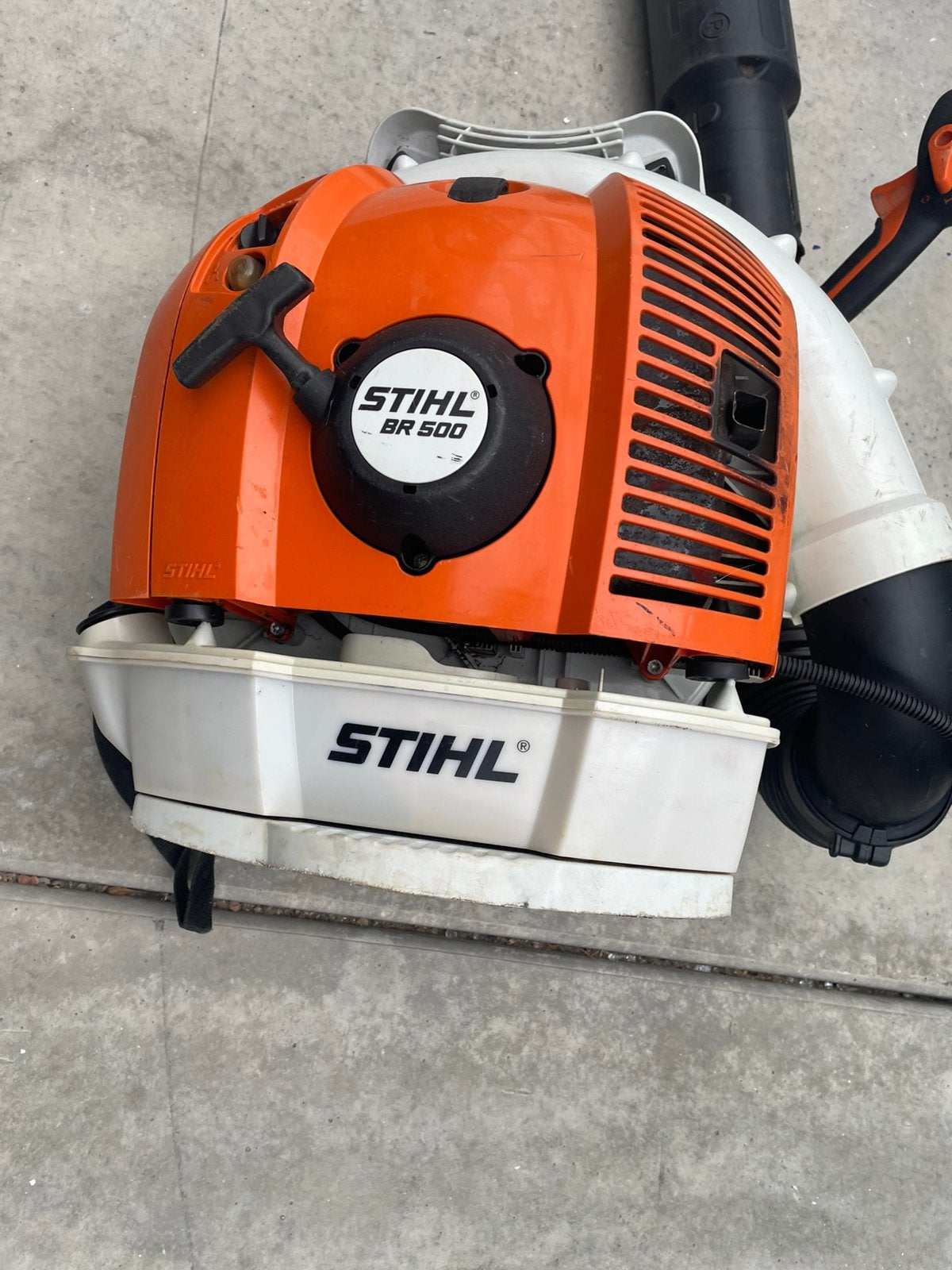 Stihl bladblazer  BR 500 bj 2021,in zeer goede staat, Ophalen, Zo goed als nieuw, Benzine