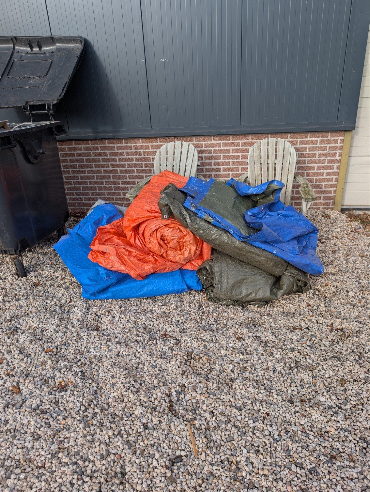 Diverse zeilen en afdekhoezen - Gebruikt, Ophalen, Gebruikt, Overige typen