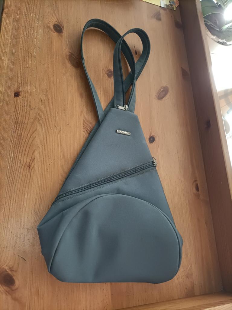 Puccini Schoudertas en Rugzak inéén - Grijs, Sieraden, Tassen en Uiterlijk, Ophalen of Verzenden, Overige merken, 30 tot 45 cm