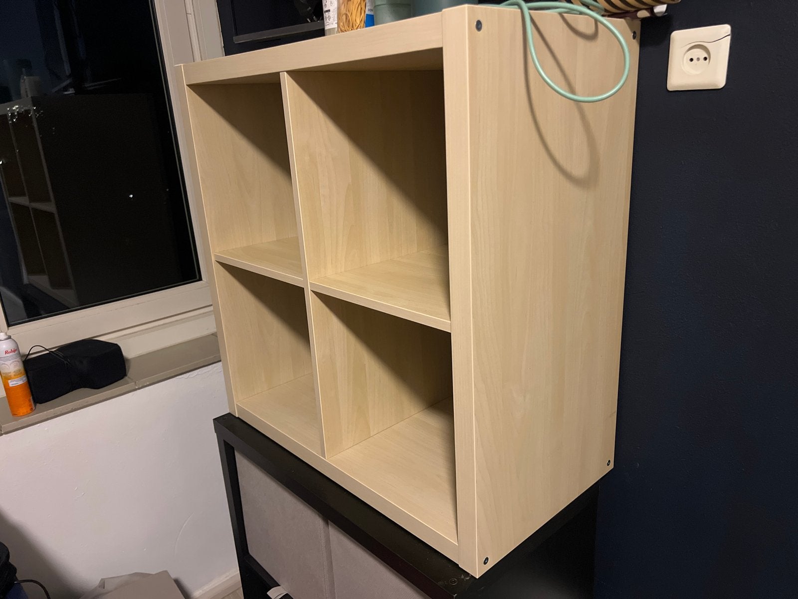 Ikea Kallax kast 2x2 - Licht houtkleur, Huis en Inrichting, Ophalen of Verzenden, Gebruikt