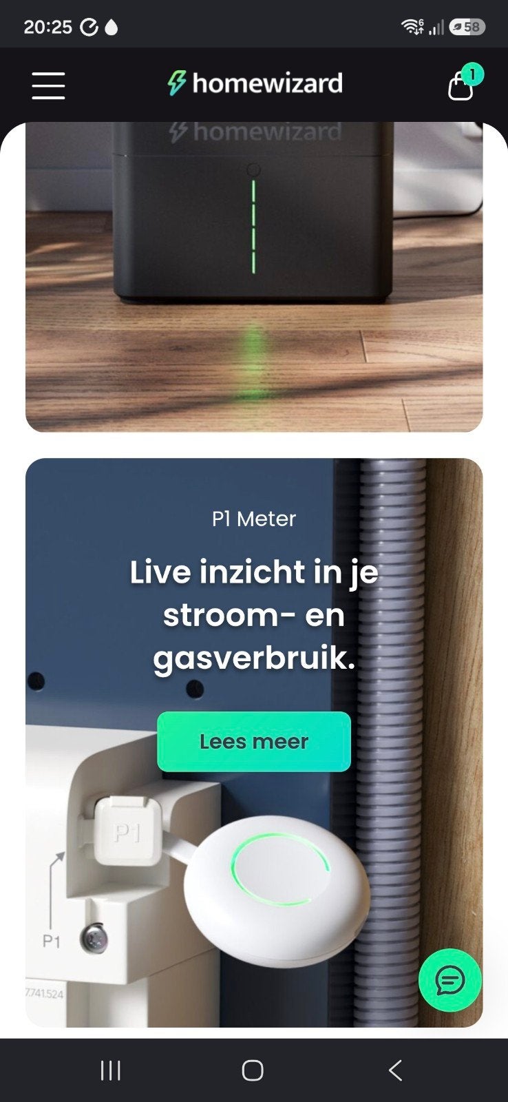Homewizard 5 euro korting op p1 meter, Ophalen of Verzenden, Nieuw, Overige soorten