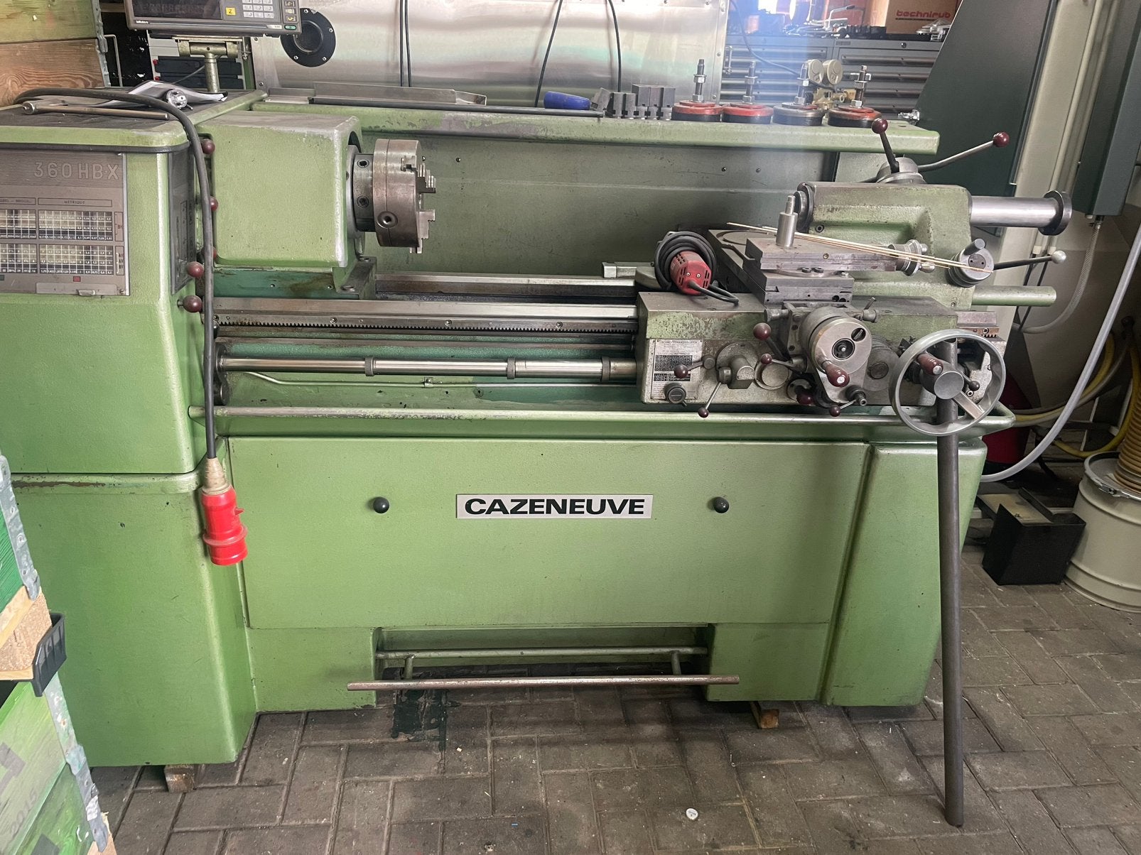 Te koop Cazeneuve 360 HBX, Doe-het-zelf en Verbouw, Draaibanken, Ophalen, Gebruikt, Metaaldraaibank, 500 tot 1000 mm
