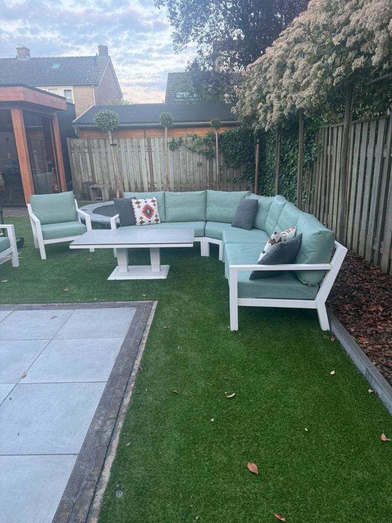 Loungeset life 4 seasons kussens, Tuin en Terras, Kunststof, Gebruikt, Bank, Ophalen of Verzenden