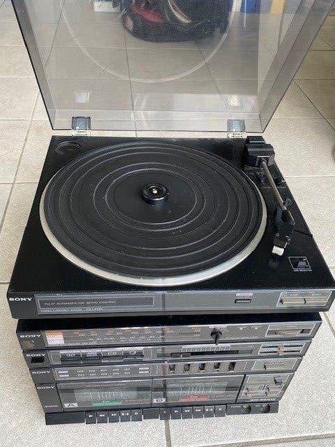 stereo set sony met pick up en stereo tuner versterker, Ophalen, Gebruikt, Tuner of Radio, Sony