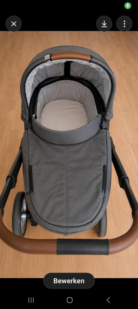 Mutsy Igo kinderwagen met reiswieg en zitje, Kinderen en Baby's, Kinderwagens en Combinaties, Ophalen, Gebruikt, Combiwagen, Met reiswieg