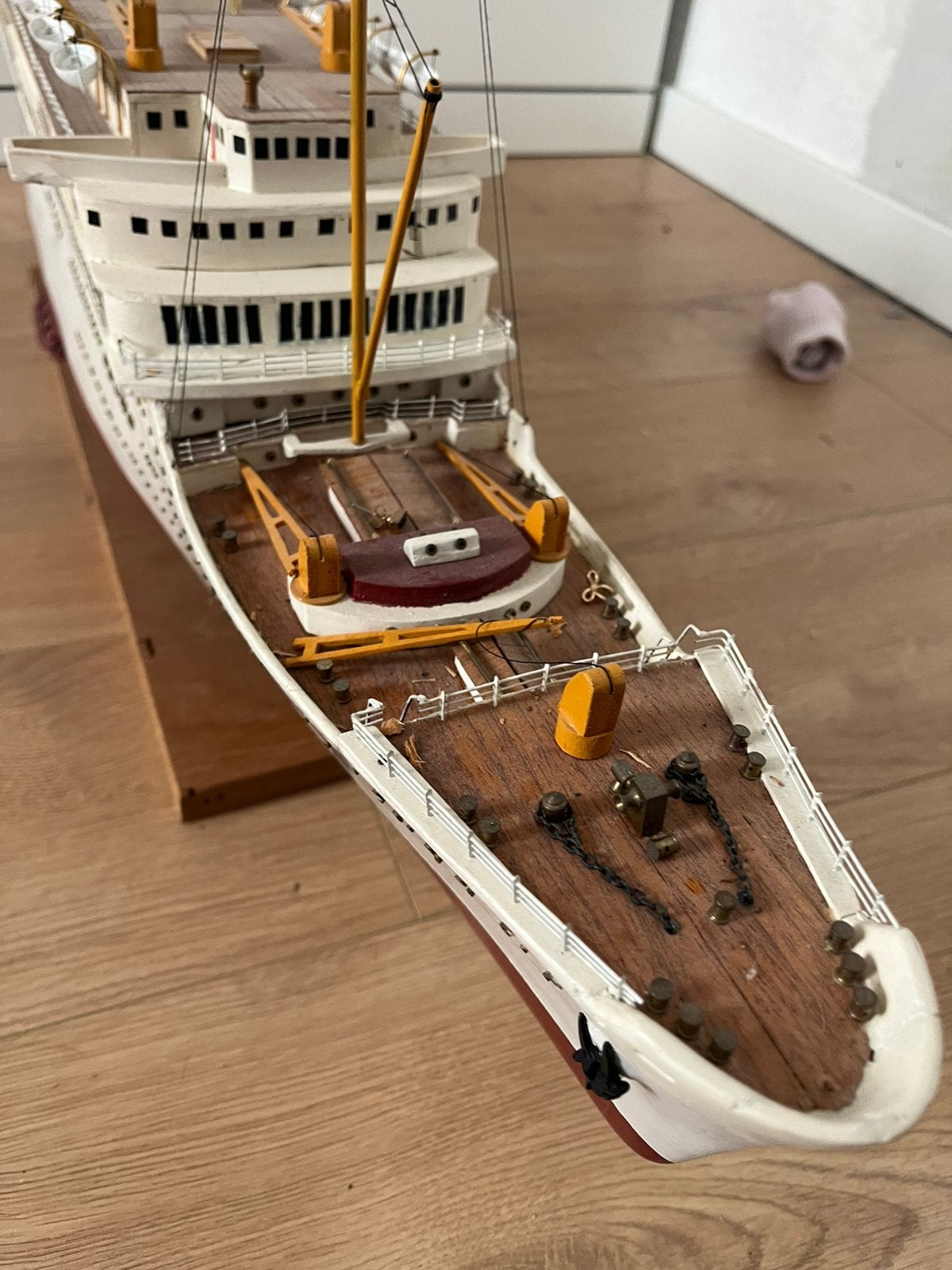 Oranje amsterdam boot, Ophalen, Gebruikt