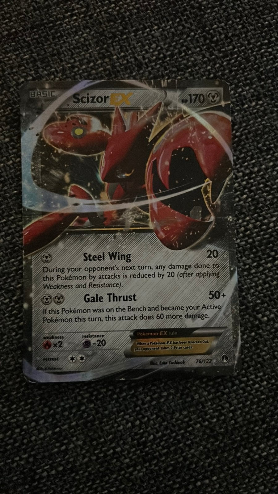 Scizor EX 76/122 BKP22, Ophalen of Verzenden, Zo goed als nieuw