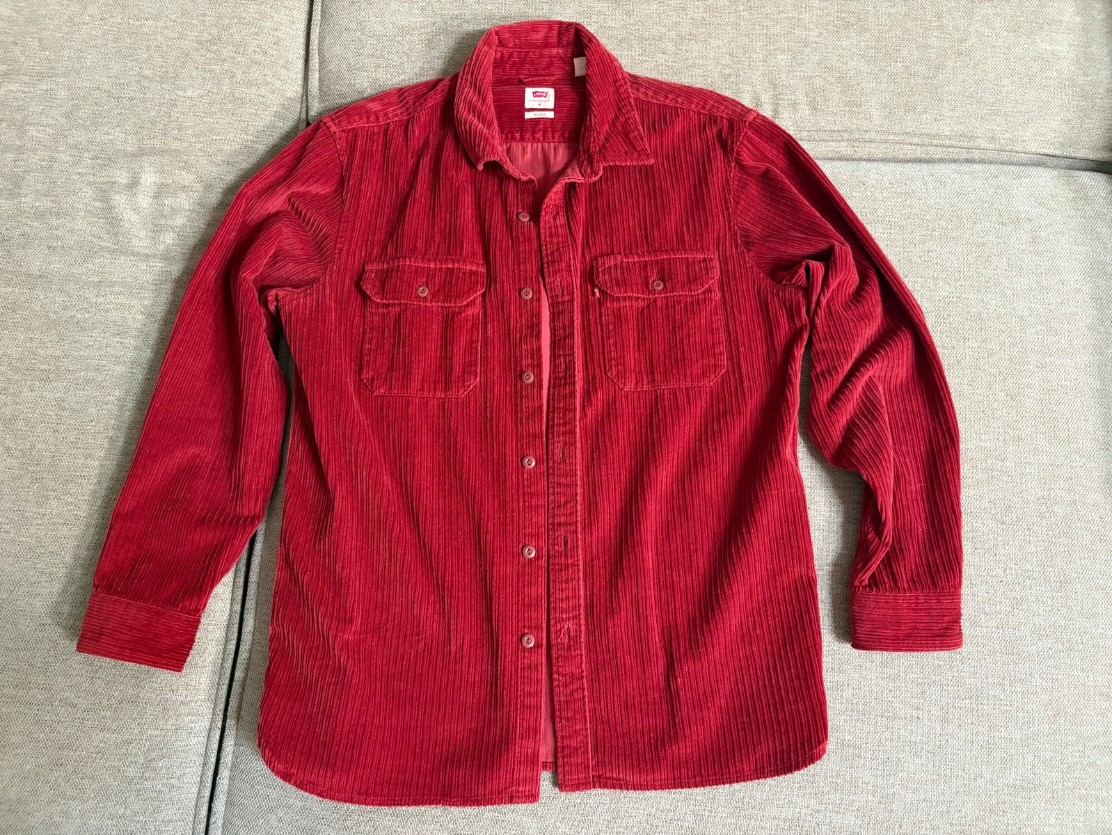 Levi’s jasje - overhemd (nieuw), Ophalen of Verzenden, Nieuw, Rood, Overige halswijdtes
