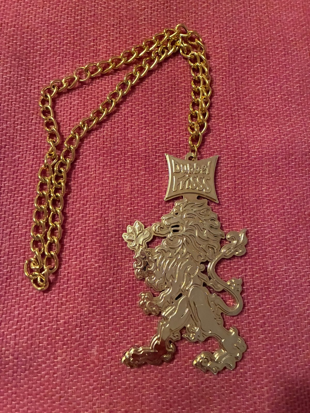 Ketting leeuw, Maat XL, Ophalen of Verzenden, Zo goed als nieuw, Overige typen