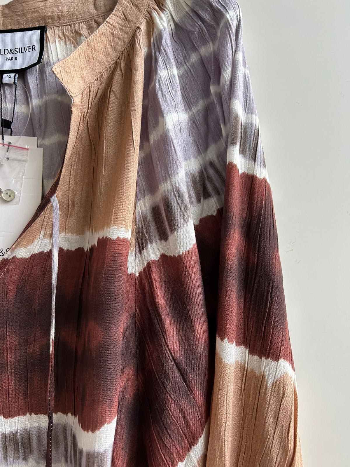 GOLD AND SILVER tuniek Ibizastyle mt TU, Kleding | Dames, Verzenden, Parijs, Nieuw, Gold and Silver