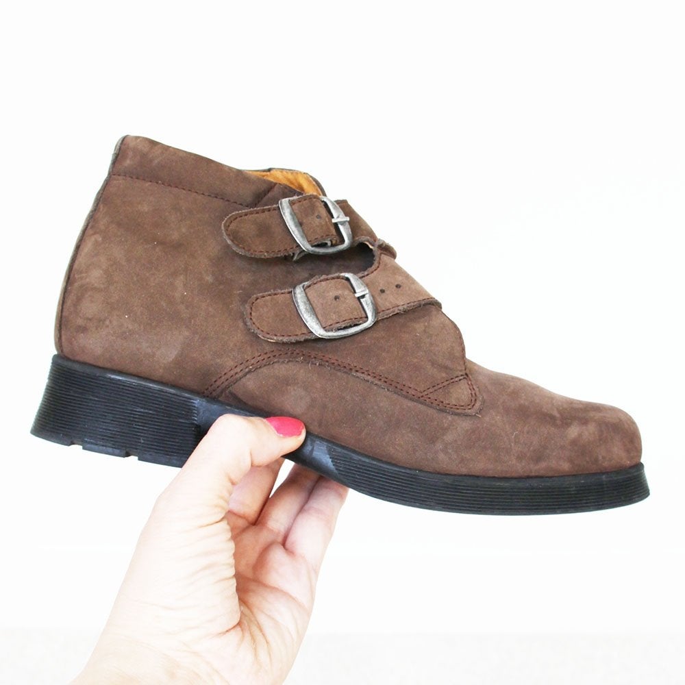 Zeer Mooie Leren Piedro Schoenen s4 (Maat 39) € 35,-, Bruin, Overige typen, Ophalen of Verzenden, Zo goed als nieuw