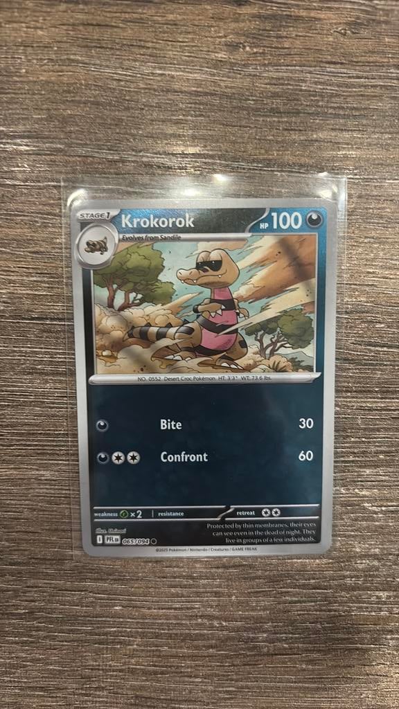 PFL Krokorok 065/094 Reverse holo, Ophalen of Verzenden, Zo goed als nieuw