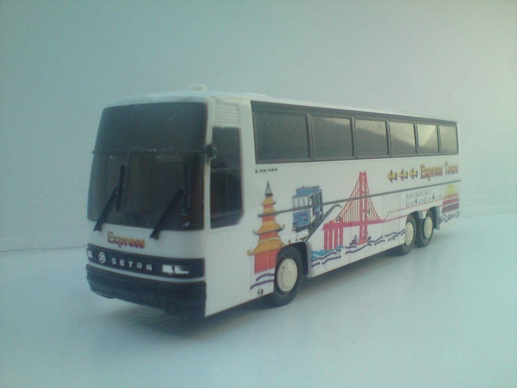 Herpa Setra hoogdekker bus. Usa uitvoering., Ophalen of Verzenden, Zo goed als nieuw, Bus of Vrachtwagen, Herpa