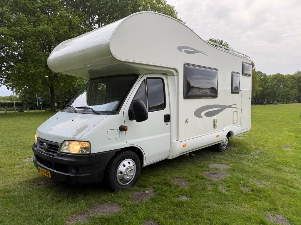 Fiat ducato Mclouis spa M110 camper 6 persoons!! 2.8 jtd, Caravans en Kamperen, Standaard zit, Ringverwarming, Fiat, 6 tot 7 meter