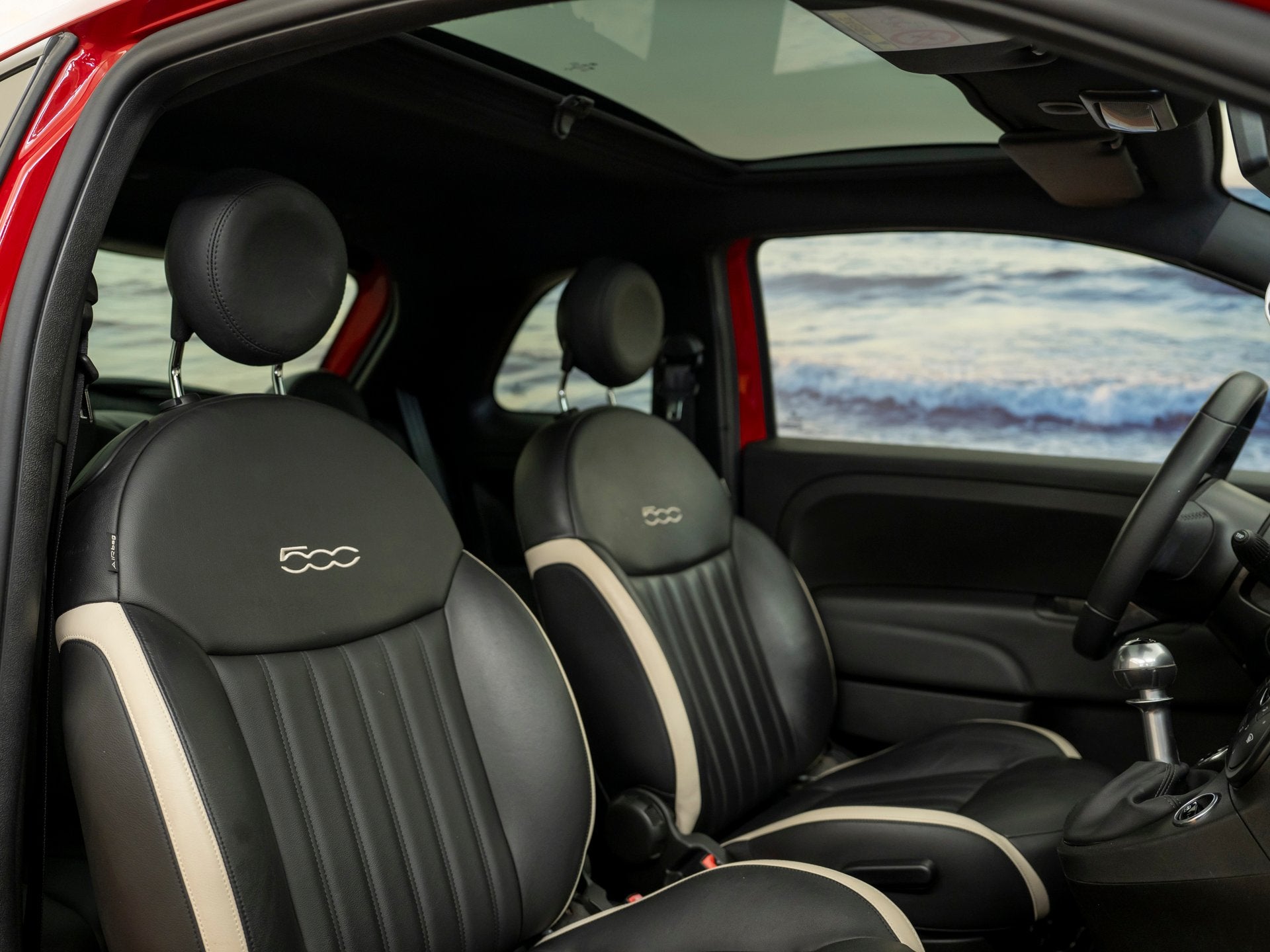Fiat 500 1.0 Hybrid Rockstar, leder, vol opties, NAP Incl ga, Auto's, Fiat, Voorwielaandrijving, Dealer onderhouden, 4 stoelen
