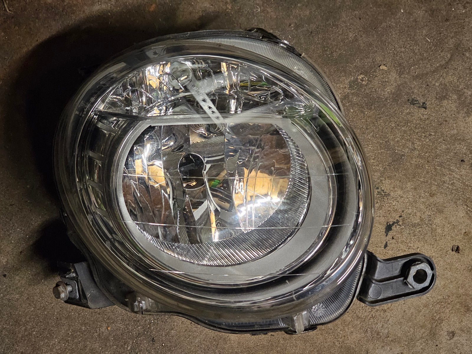 Koplamp en grootlicht/dagrijverlichring voor Fiat 500, Ophalen of Verzenden