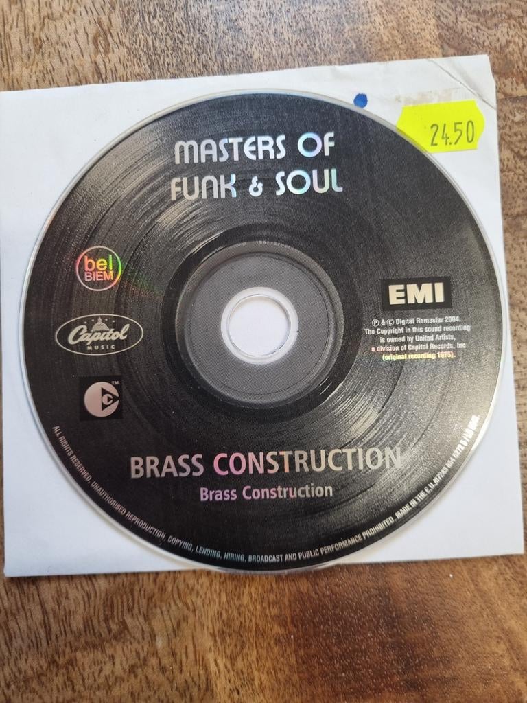 Cd Brass Construction ‎– Brass Construction

Alleen cd nr616, Ophalen of Verzenden, Zo goed als nieuw