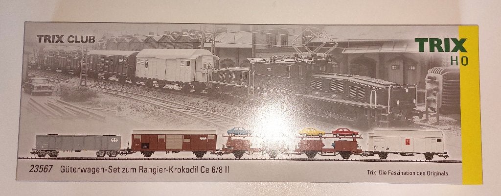 Trix H0 23567 - 5-delige goederenwagen set in ovp, Treinset, Gelijkstroom, Trix, Nieuw
