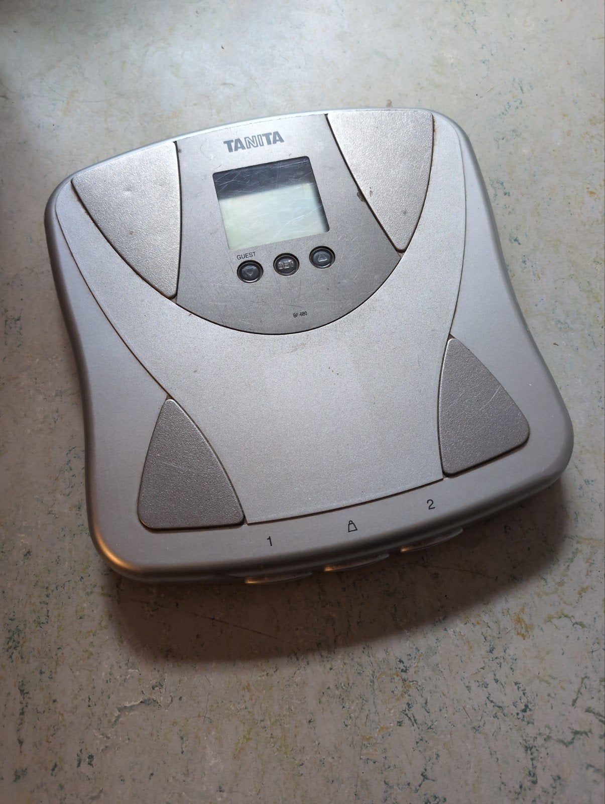 Tanita personal scale (including fat%), Witgoed en Apparatuur, Ophalen, Gebruikt, 100 kg of meer, Digitaal