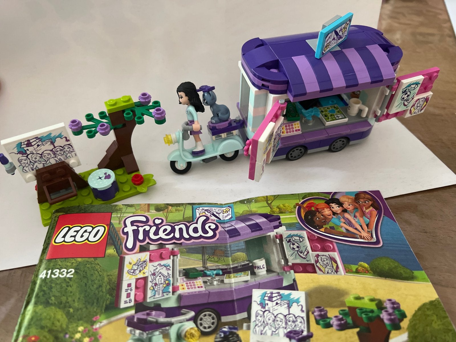 LEGO Friends 41332 Emma's Kunstkraam - Zo goed als nieuw, Ophalen, Zo goed als nieuw, Overige merken