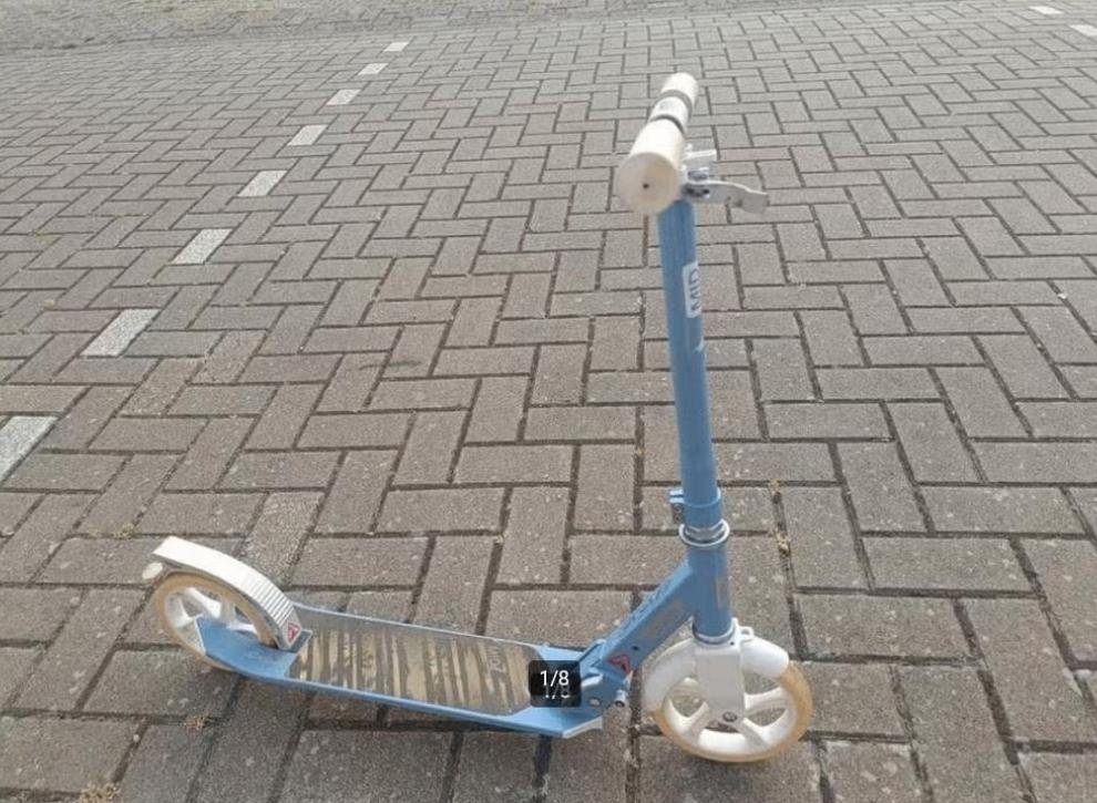 Oxelo Urban mid 7 step tot 100kg inklapbaar 175mm wielen, Fietsen en Brommers, Steps, Gebruikt, Ophalen of Verzenden, Gewone step