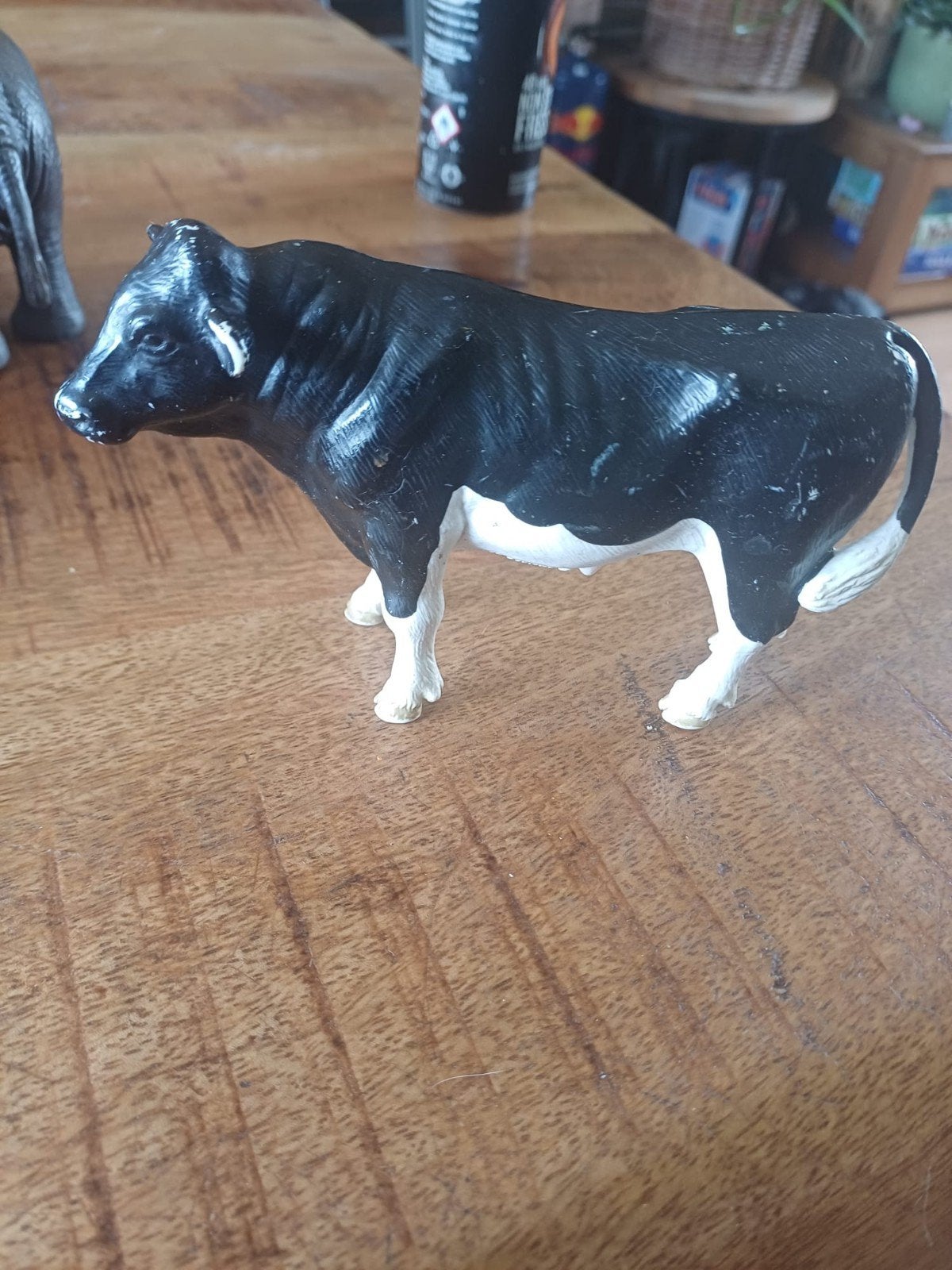 Schleich koe, Ophalen of Verzenden, Gebruikt, Boerderijdier, Beeldje of Figuurtje