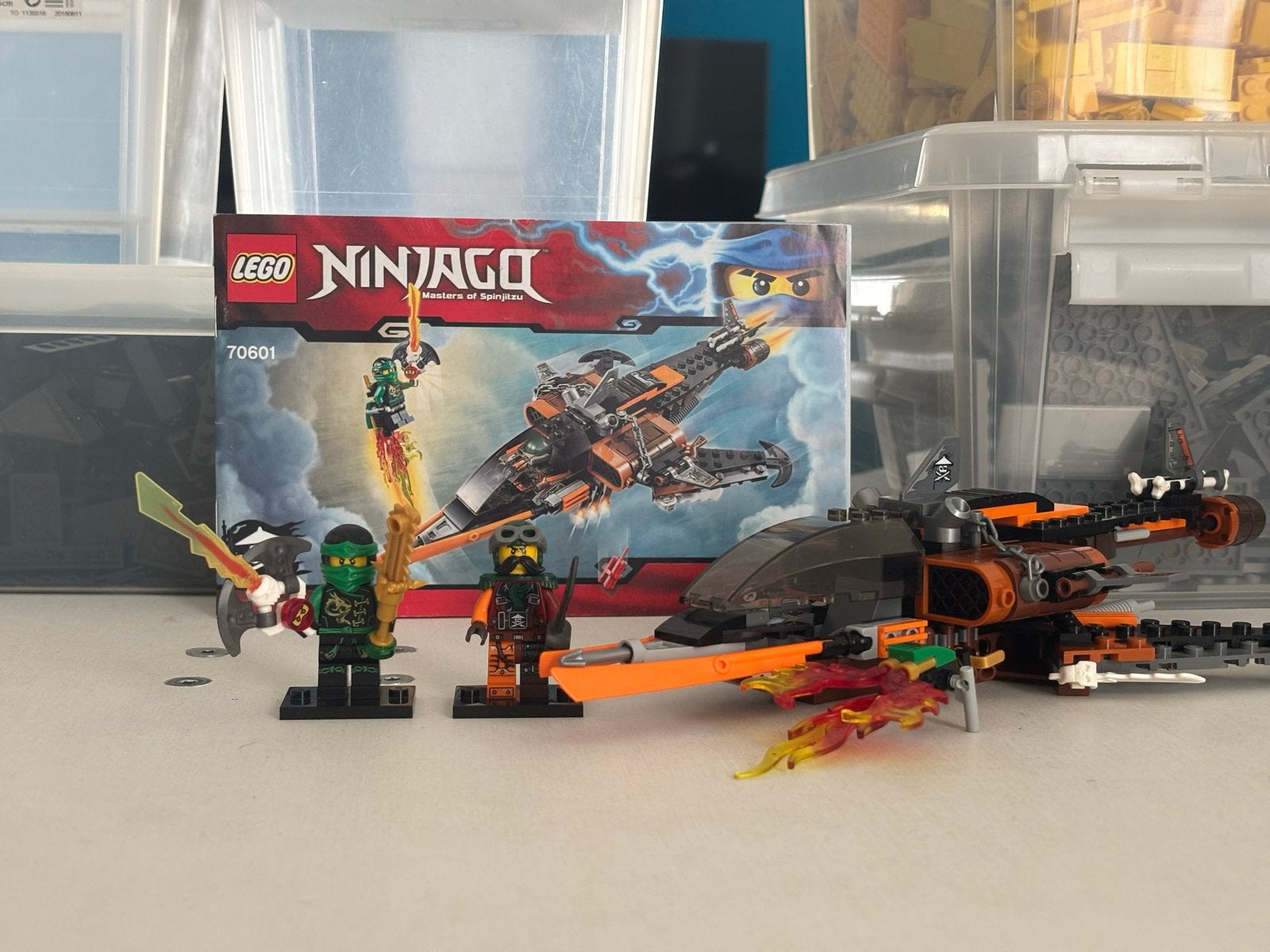 LEGO Ninjago 70601 Sky Shark, Lego, Ophalen of Verzenden, Zo goed als nieuw, Compleet