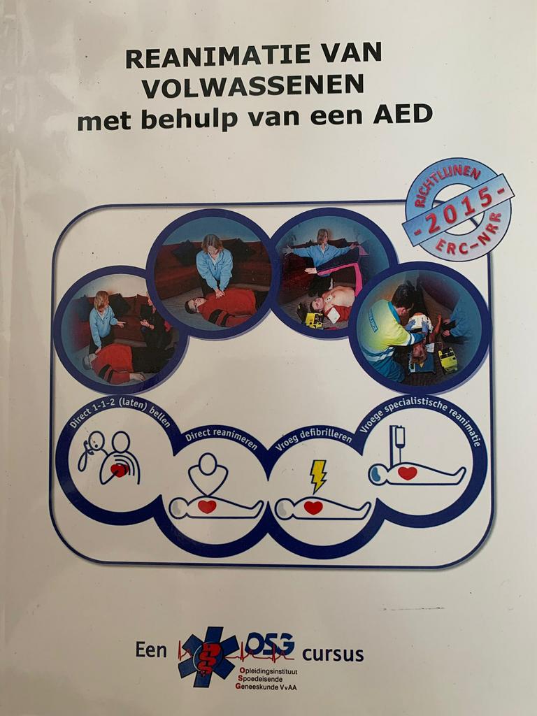 Reanimatie van volwassenen met behulp van een aed, Boeken, Ophalen of Verzenden, Beta, Zo goed als nieuw, HBO