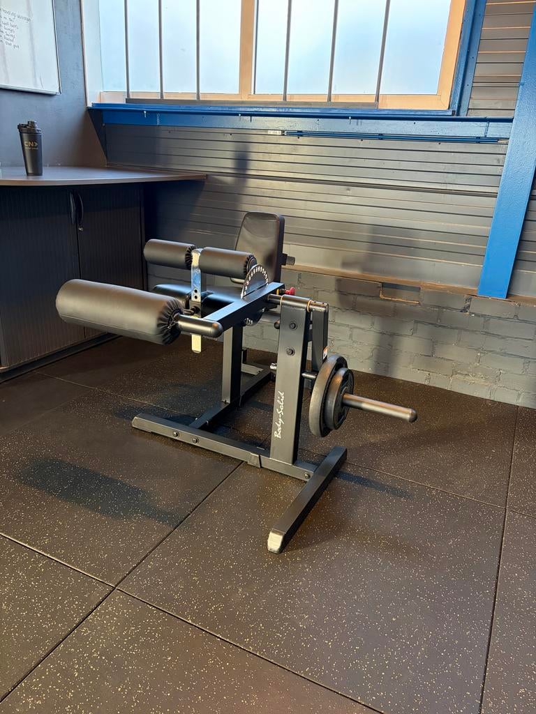 BODY-SOLID Leg Extension/Leg Curl Machine, Sport en Fitness, Fitnessapparatuur, Ophalen, Krachtstation, Zo goed als nieuw, Metaal