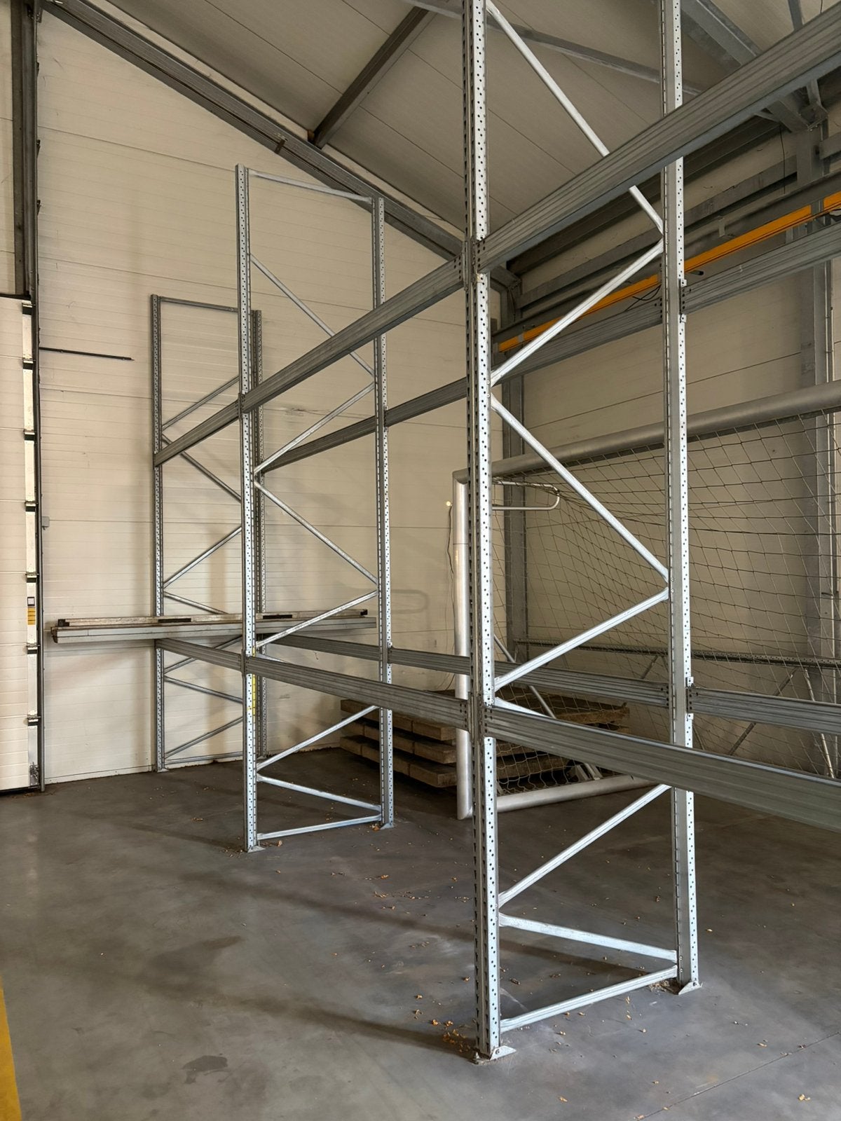 Pallet stelling, Ophalen