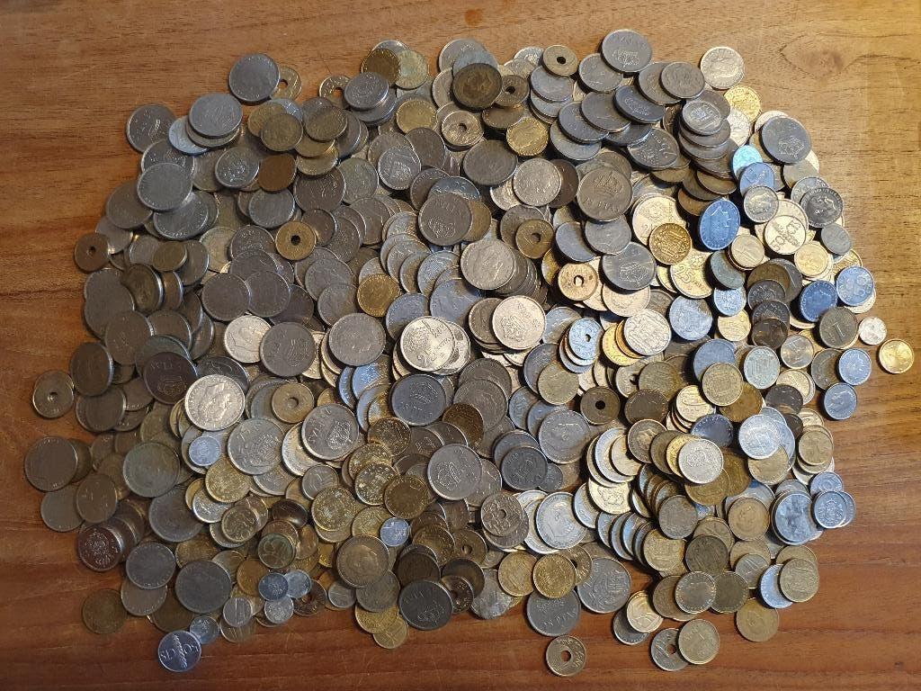 4,7 kilo Spaanse munten van voor de euro!, Ophalen of Verzenden, Overige landen