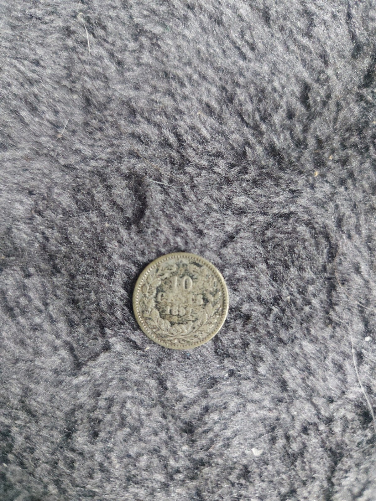 Zilveren 10 cent munt Koningin Wilhelmina1897, Zilver, Ophalen of Verzenden, 10 cent, Koningin Wilhelmina