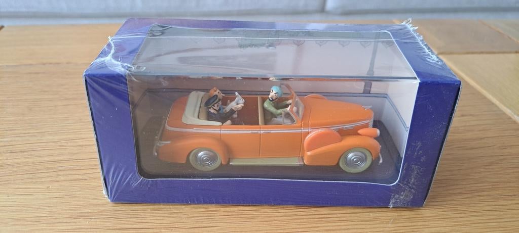 Kuifje Taxi New Dehli - Cadillac Fleetwood 1938 (nieuwstaat), Hobby en Vrije tijd, Modelbouw | Auto's en Voertuigen, Overige merken