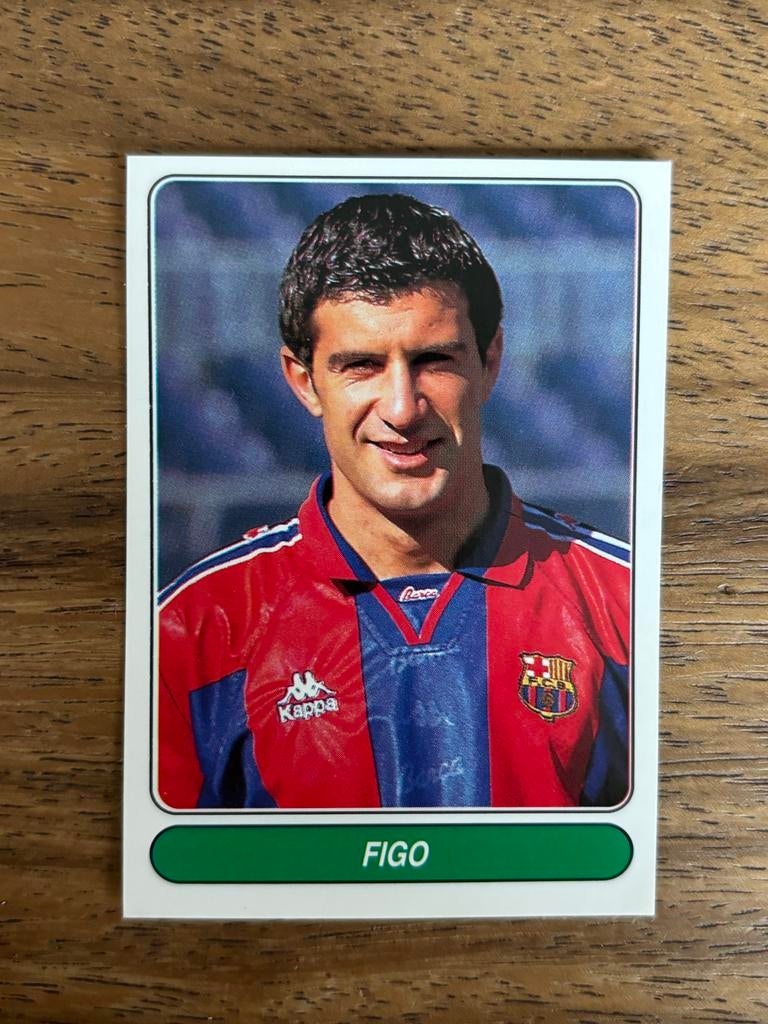 Panini European Football Stars - Figo Sticker #63, Verzamelen, Stickers, Ophalen of Verzenden, Zo goed als nieuw, Sport