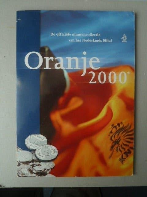 Officiële muntencollectie KNVB Nederl. elftal Oranje 2000, Verzenden, Nederland, Munten