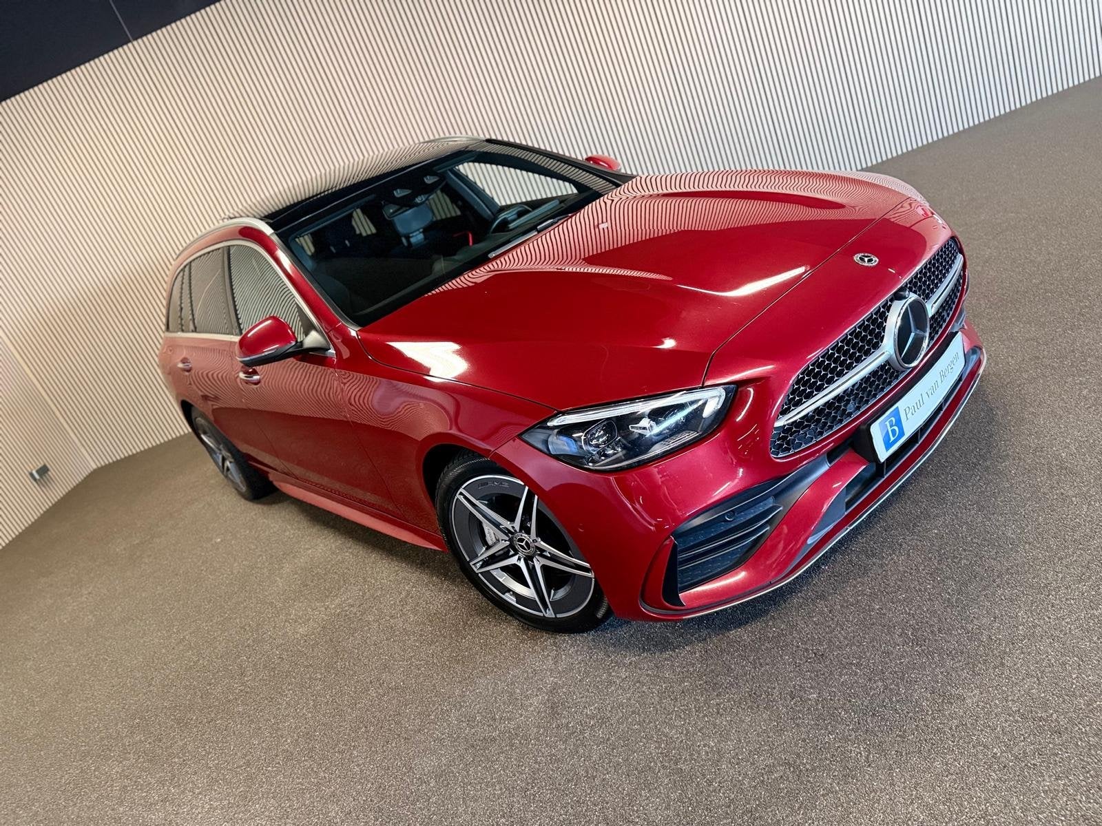 Mercedes-Benz C-Klasse Estate 220D AMG STYLING-PANORAMA-MEMO, Auto's, Achterwielaandrijving, 4 cilinders, Origineel Nederlands