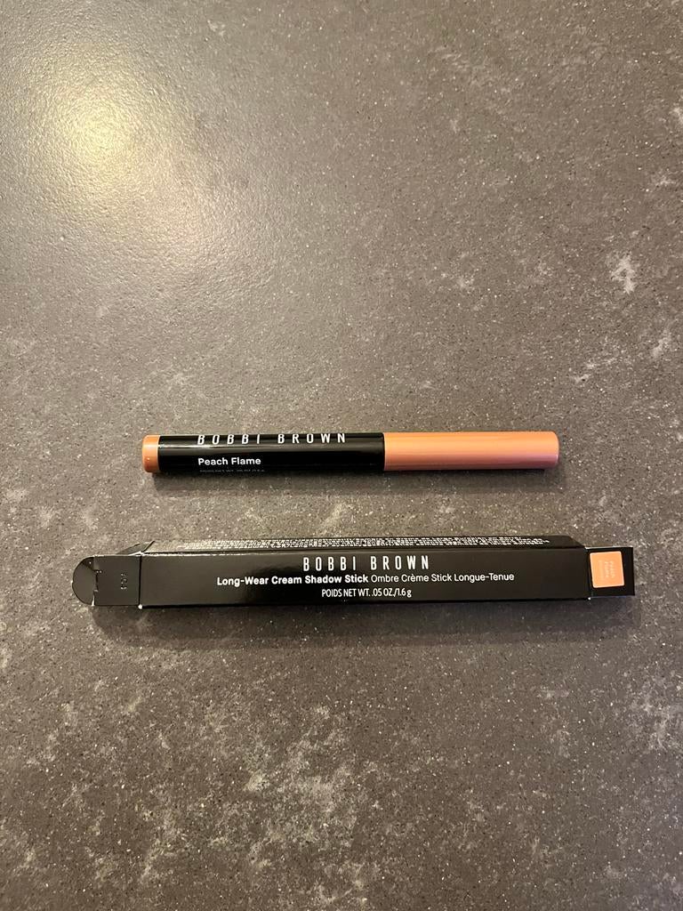 Bobbi Brown cream shadow stick peach flame, Ophalen of Verzenden, Zo goed als nieuw, Bruin