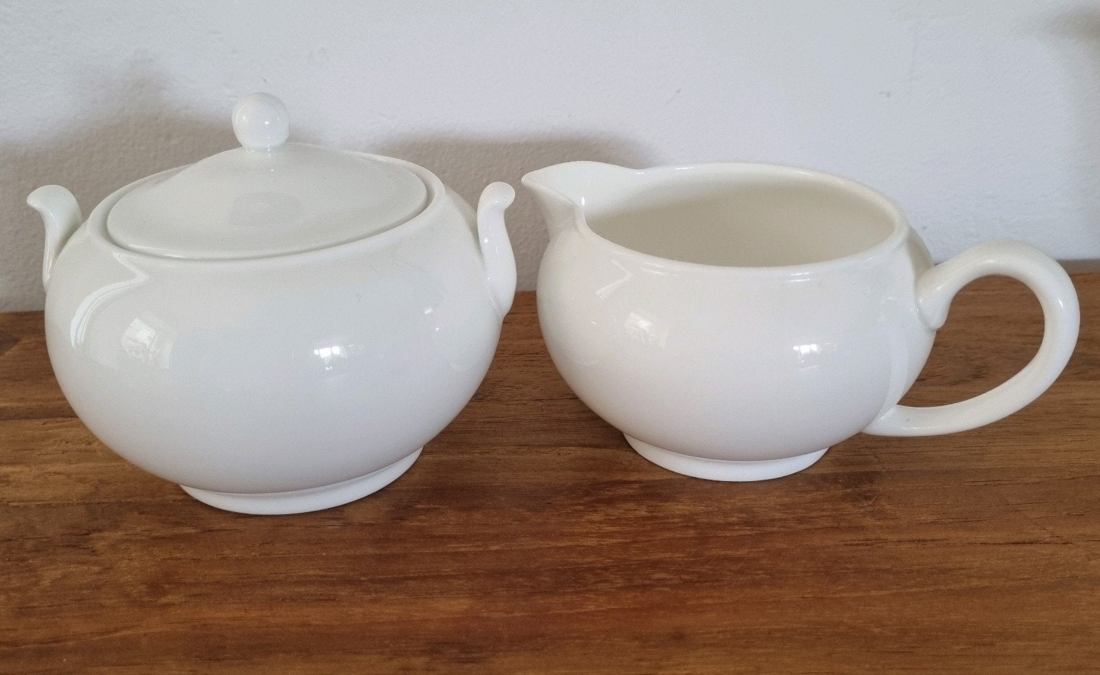 Wedgwood Bone China White China Porselein room suiker, Ophalen of Verzenden