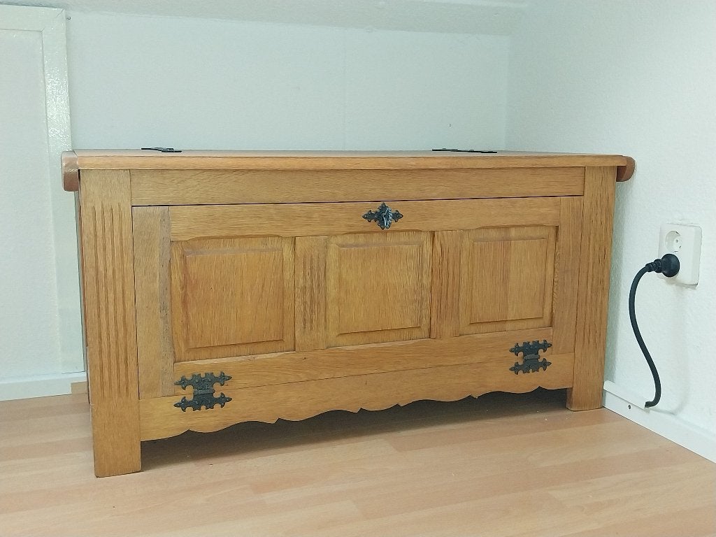 Eikenhouten dekenkist, Antiek en Kunst, Ophalen