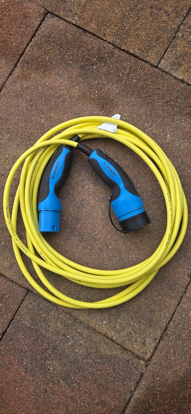 Mennekes Laadkabel 8 meter Type 2 (20A/250V) - Zo goed als n, Ophalen, Zo goed als nieuw, Laadkabel