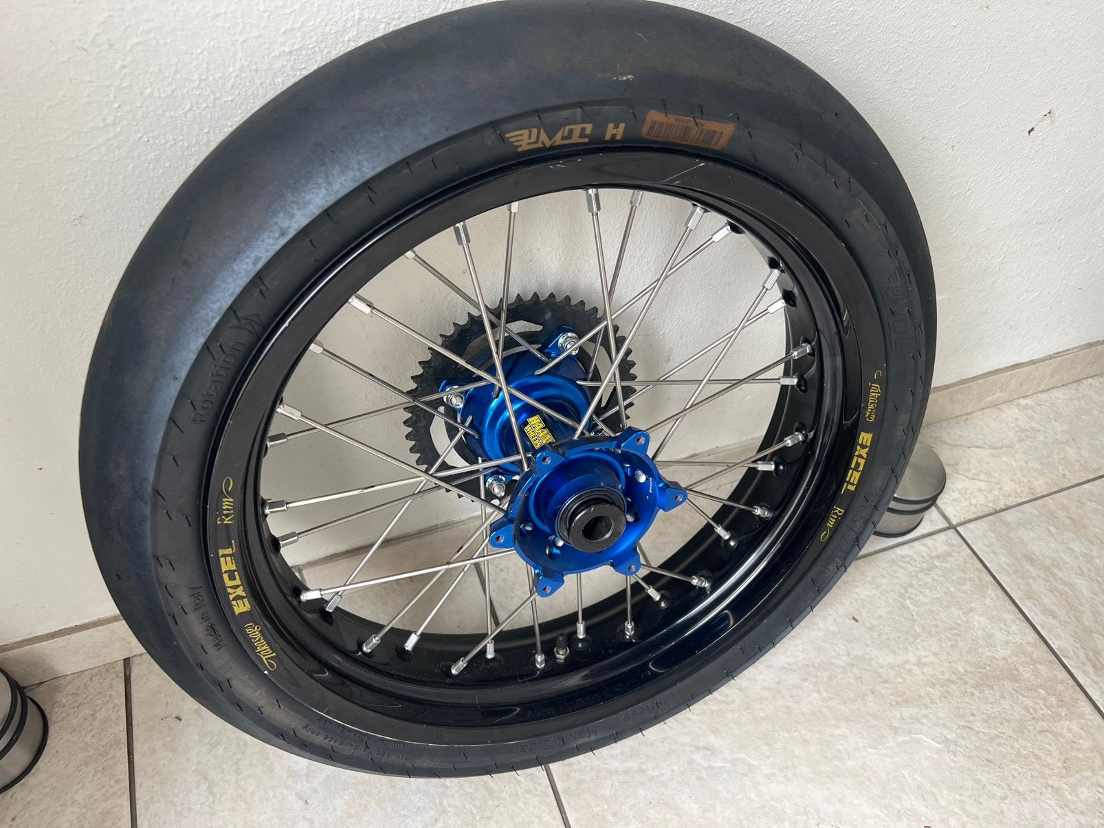Ktm sx85 gasgas husqvarna excel supermotard achterwiel Haan, Ophalen of Verzenden